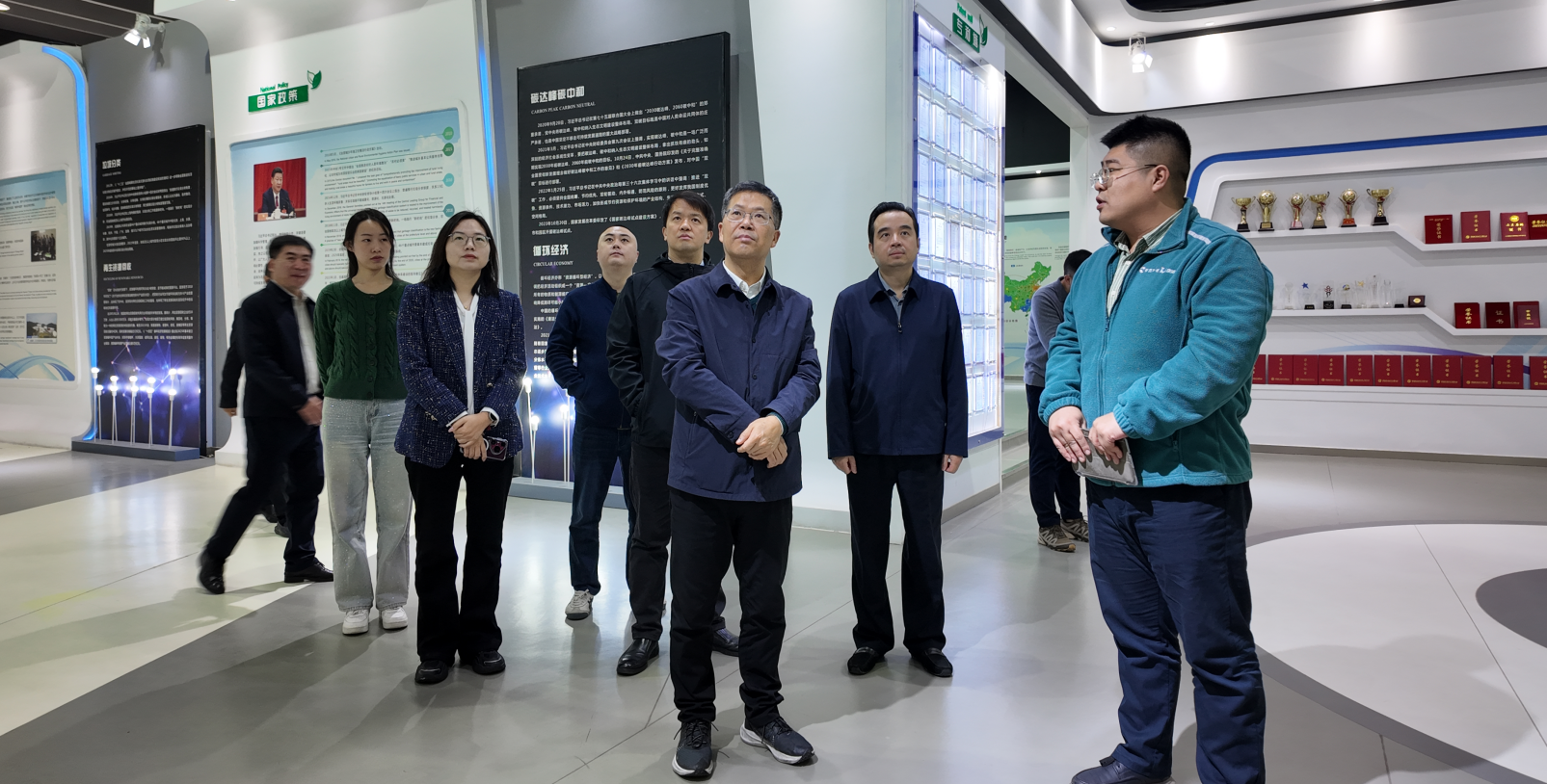 合肥经开区工委委员、管委会副主任梁建文一行赴碧桂园满国集团考察